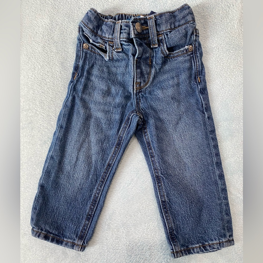Old Navy Blue Adjustable Waist Jeans